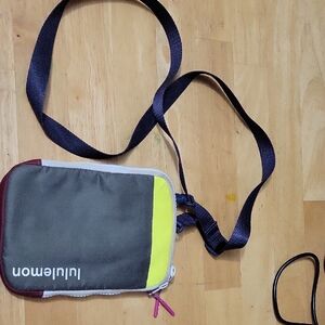 lululemon athletica Black and Yellow Belt Bag